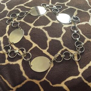 Vintage Gold tone Oval Link Belt